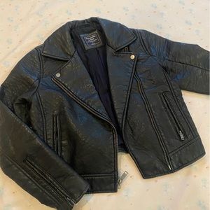 Abercrombie leather jacket